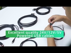 Kabel USB bertenaga 24V 12V 5V