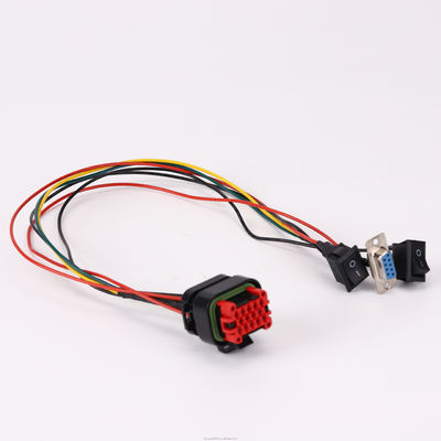 Gelang kawat elektronik dengan Switch Custom OEM Kabel Assembly