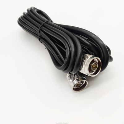 Disesuaikan N Plug To N Plug Low Loss RF Koaksial Kabel