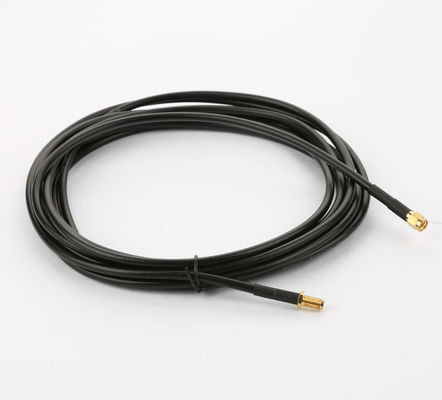 Kabel Koaksial RF dengan Kerugian Rendah 200mm SMA Kabel Pria ke Wanita