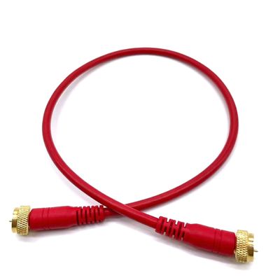 F Male To Male Connector IPEX OEM DIN Kabel Perhimpunan