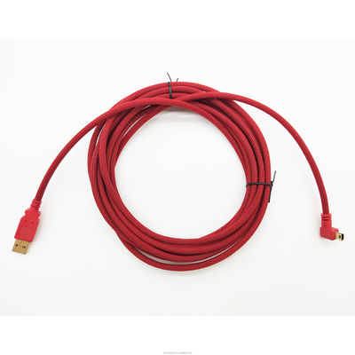 USB 2.0 USB A Male To Right Angle Kabel Micro USB Kabel pengisian cepat