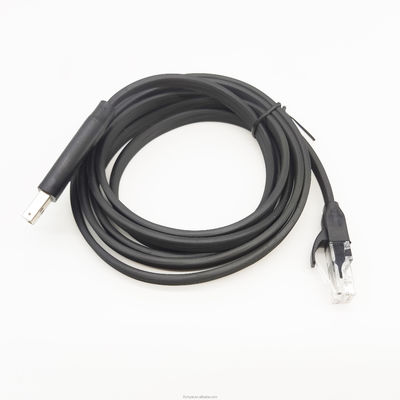 8 Pin 6A Fast Charging USB Kabel USB A Untuk RJ45 PVC Nylon TPE