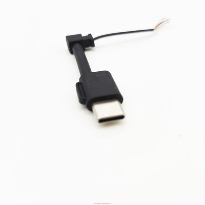 L Bentuk 90 derajat USB2.0 Kabel Sudut Kanan USB A Kabel Pengisian Data Pria