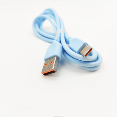 Logo Warna Disesuaikan Pengecasan Cepat Kabel USB C Kabel Pria USB A Ke Kabel Tipe C