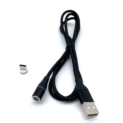 Fast Charging 5A 6A 3 In 1 Kabel USB Magnetik Fleksibel USB C Micro USB