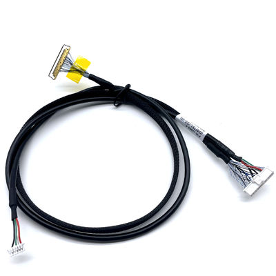 Pin Connector Kabel LVDS yang diputar Kabel sambungan elektronik kabel kabel LVDS