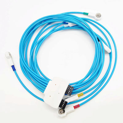 Kabel EKG Medis 4.0mm EKG Snap Untuk 2.54 Konektor Medical Wire