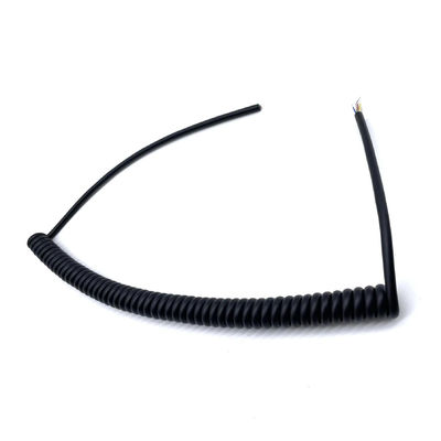 Multi-fungsi Kabel Custom Coiling Fleksibilitas Tinggi Spiral Spring Wire Untuk Telepon