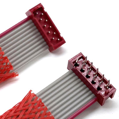Kabel Flat IDC yang disesuaikan Kabel FFC Elektronik Dengan Penghentian IDC